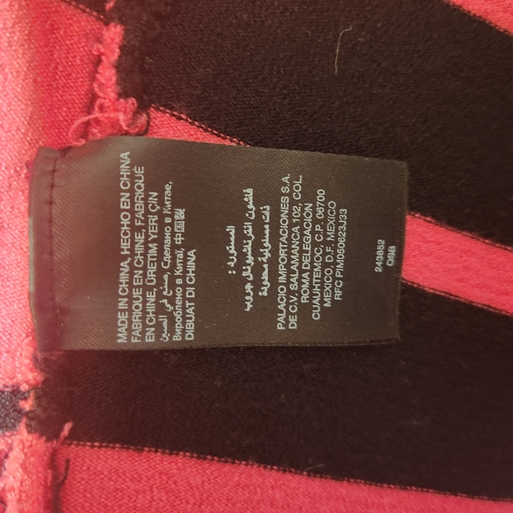 BEBE Black and Pink Striped Sleeveless Dress Sz.Small - Picture 7 of 12